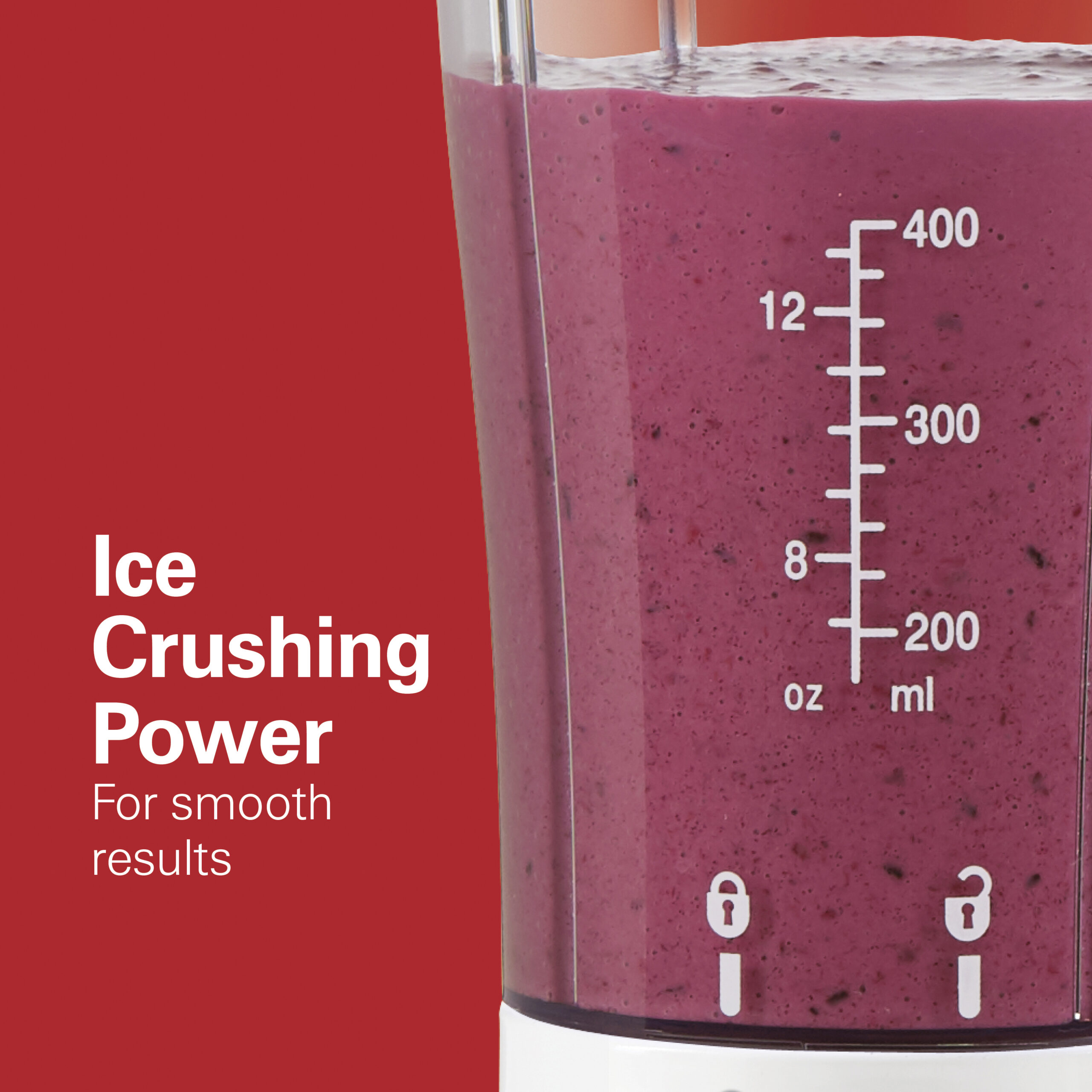 Hamilton Beach Smoothie Blender with 2 Travel Jars and 2 Lids. White 51102V