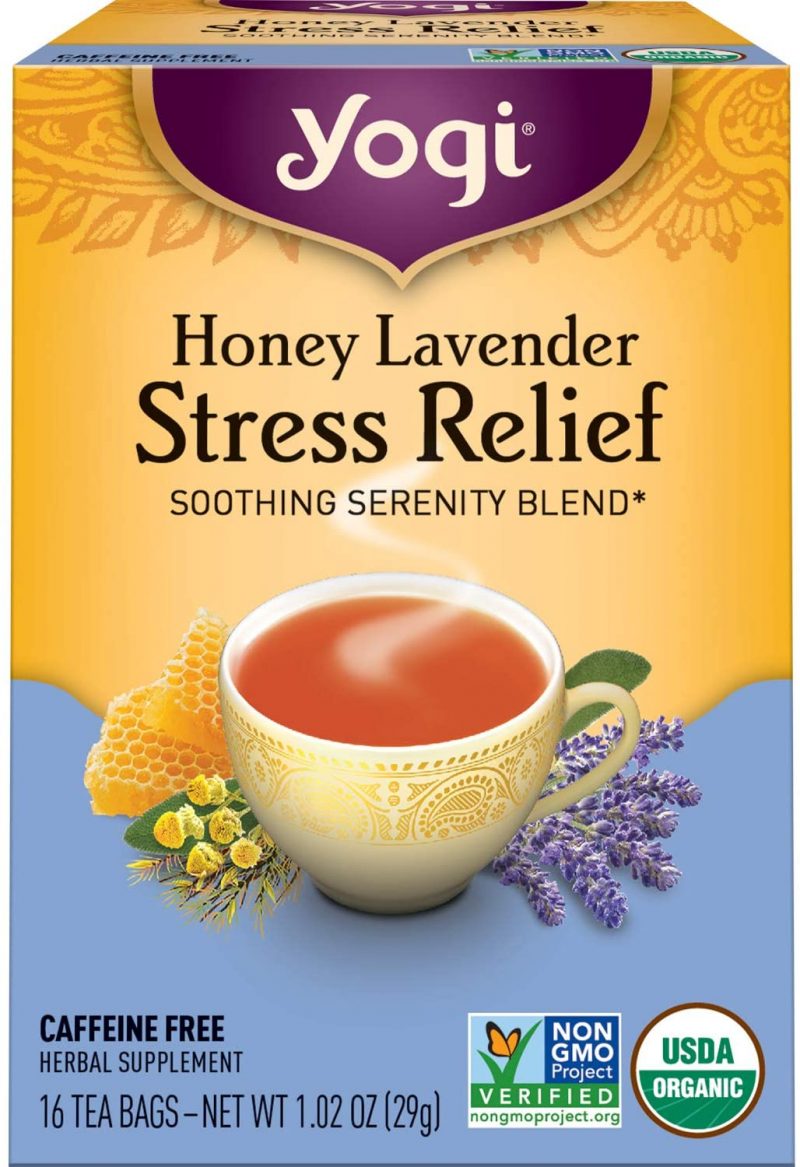 Yogi Tea Honey Lavender Stress Relief. 6 Pack. 96 Tea Bags