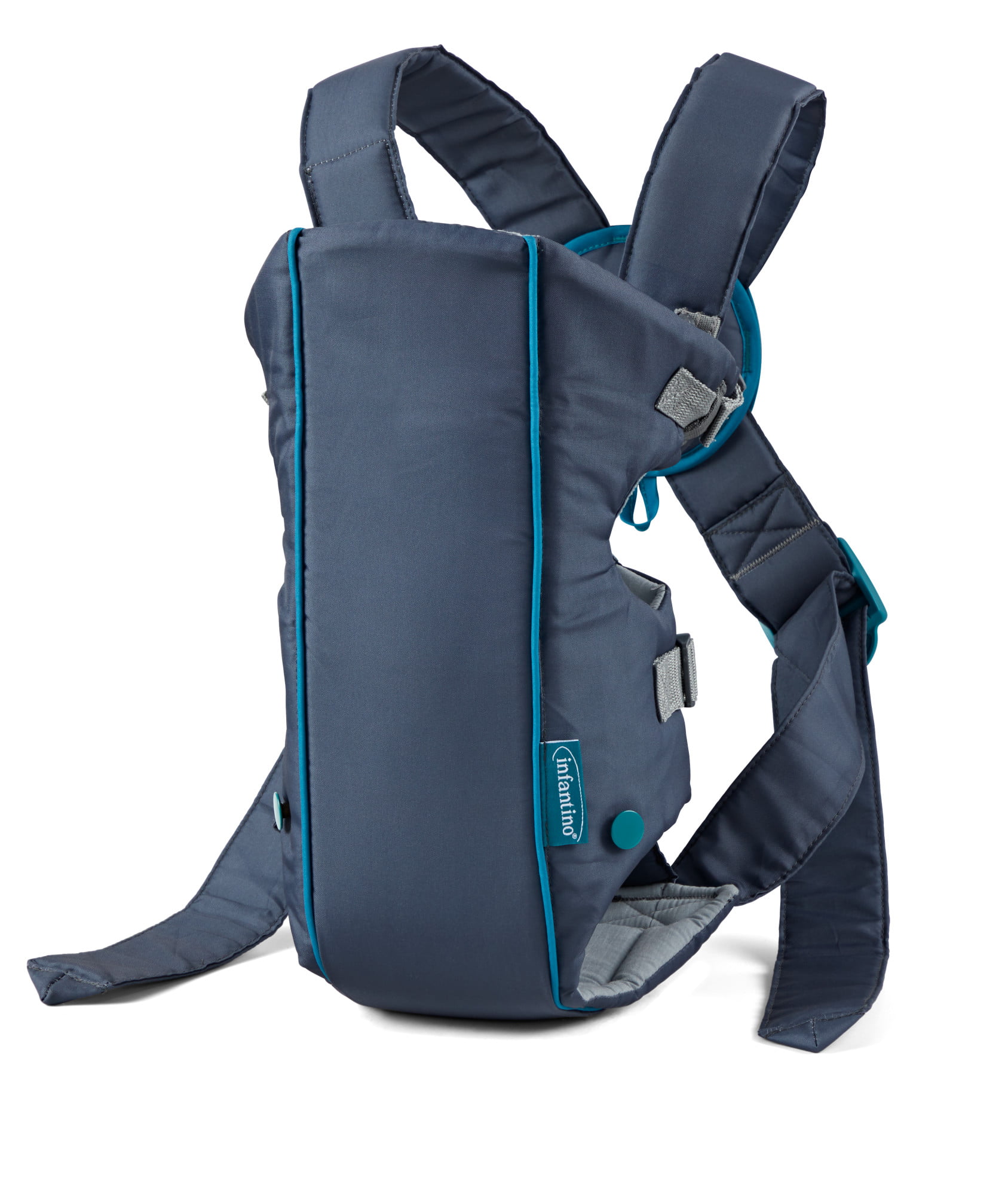 Infantino Swift Classic Baby Carrier with Wonder Cover bib. 2-Position. Gray