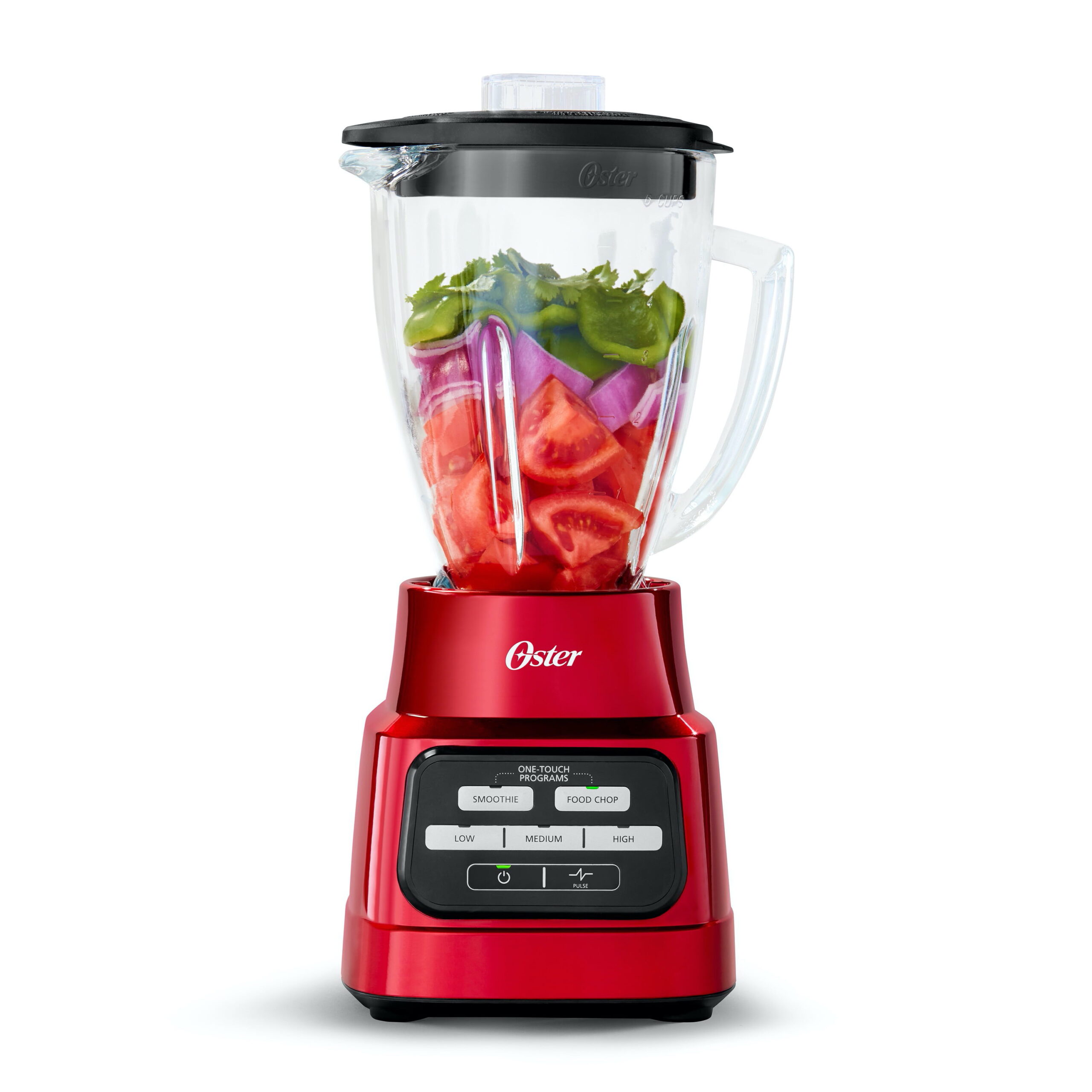 Oster One-Touch Blender with Auto-Programs and 6-Cup Boroclass Glass Jar