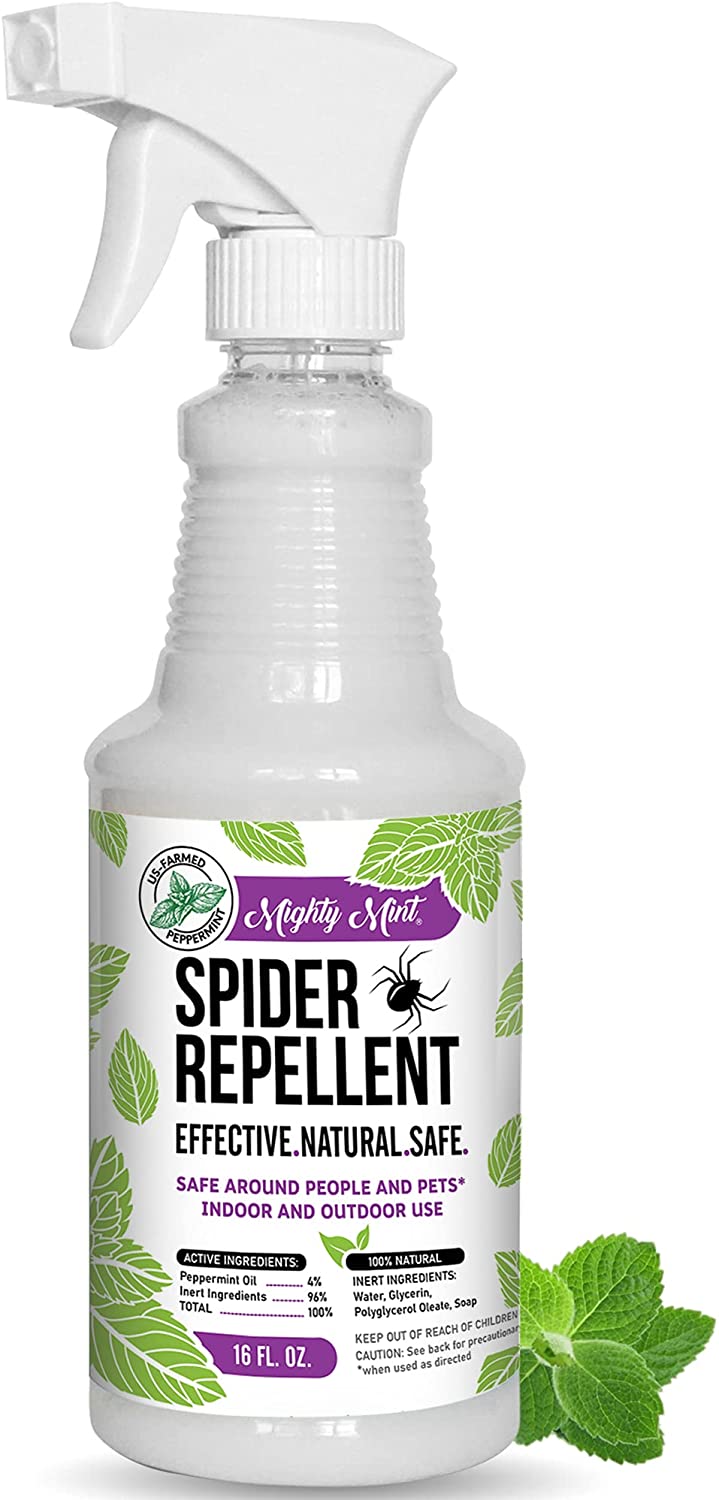 Mighty Mint - 16oz Spider Repellent Peppermint Oil - Natural Spray
