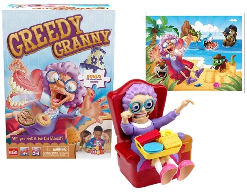 Greedy Granny - Take The Treats Don-t Wake Granny Game - Include a Fun Colorful