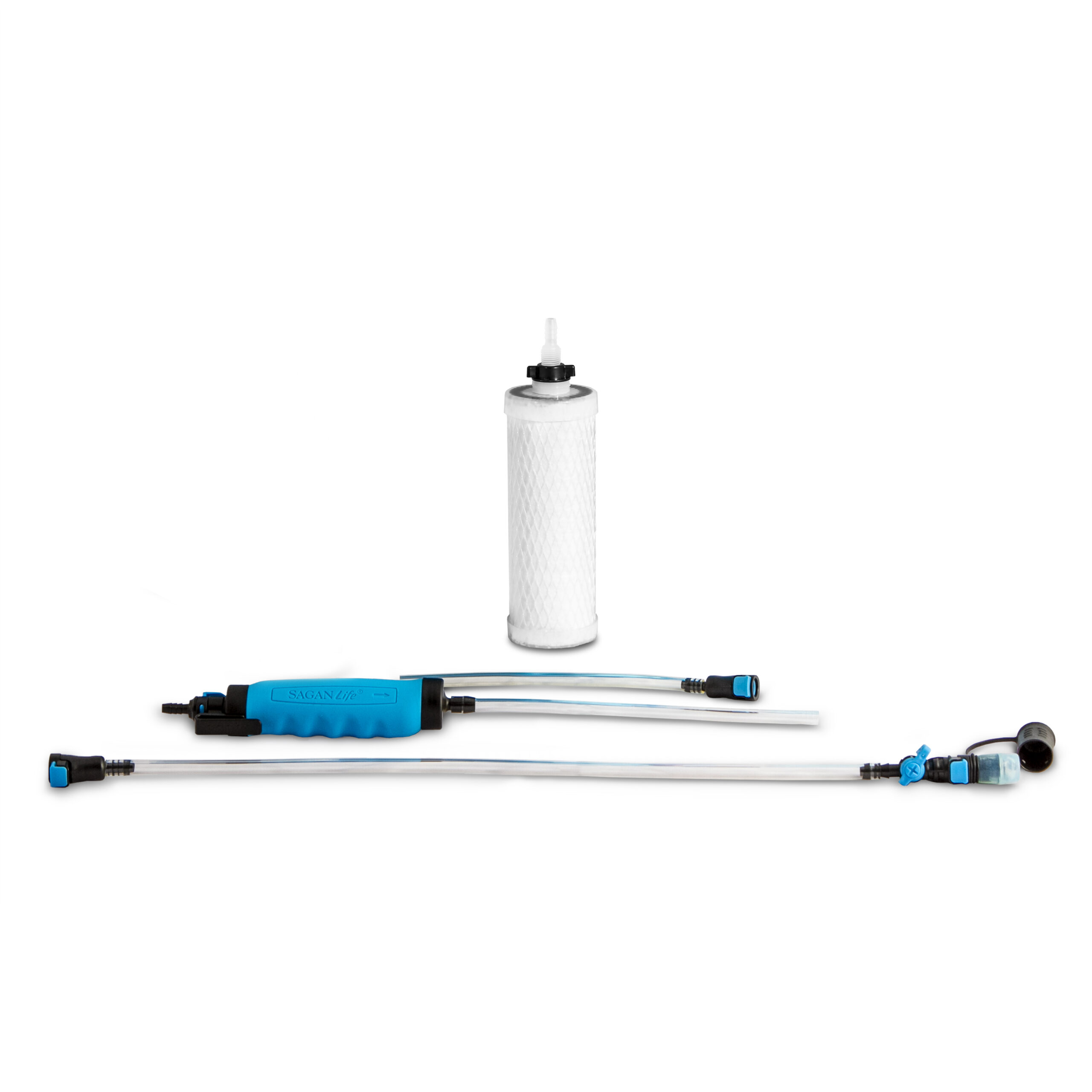 Sagan Life Aquabrick Water Filtration System Component Kit. Aquabrick Not Included. For Camping. Purifies Tap Water for Everyday Use