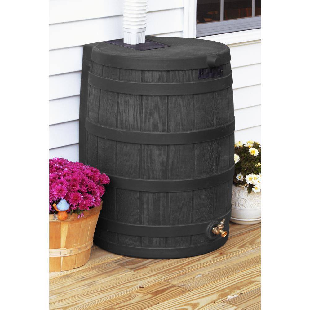 Good Ideas RW40-BLK 40 Gal. Black Rain Wizard