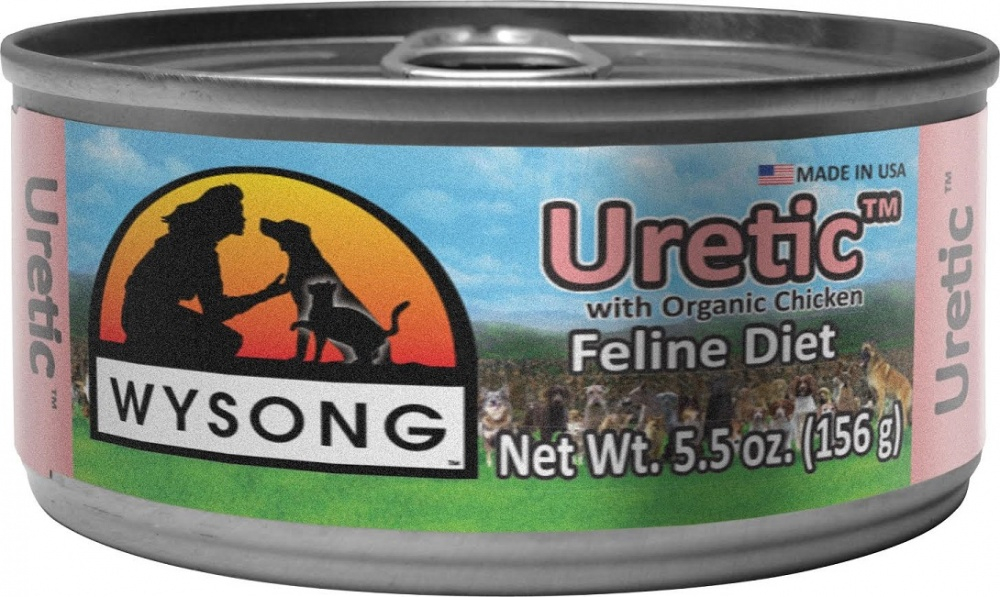 Wysong Uretic with Organic Chicken Canned Cat Food. 5.5-oz. Case of 24