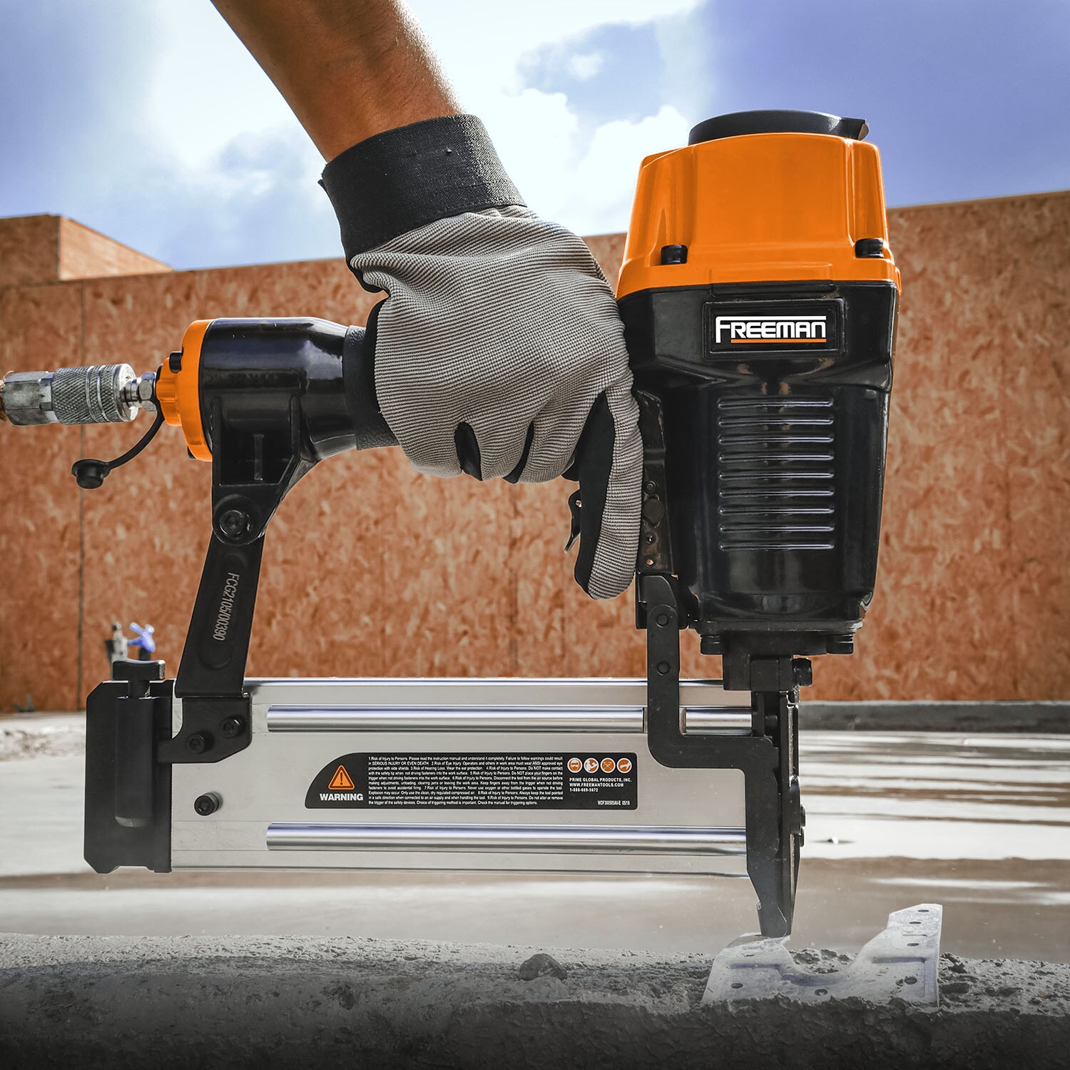 FREEMAN 2.5-in 14-Gauge Pneumatic Concrete Nailer