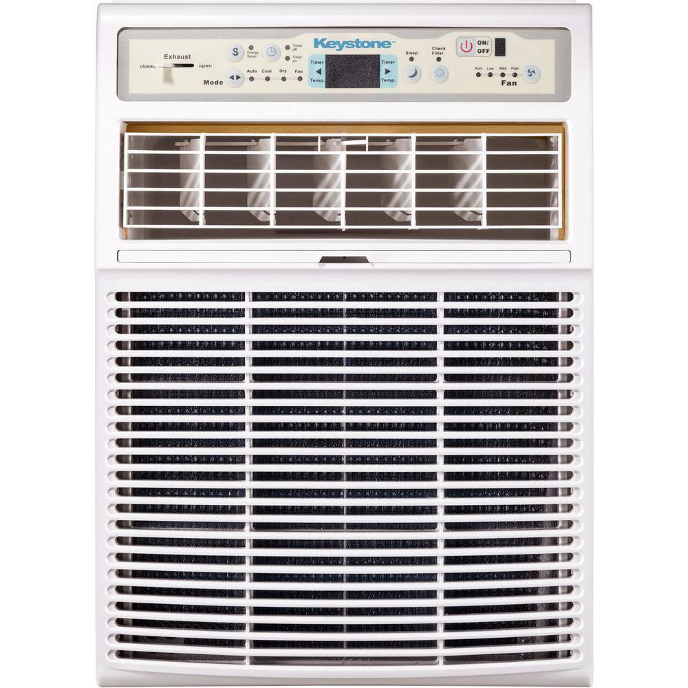 Keystone KSTSW10A 10.000 BTU Slider/Casement Window Air Conditioner in White