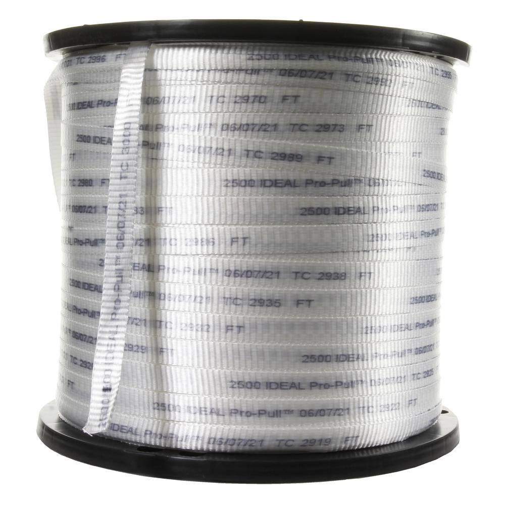 IDEAL 31-2500-30 3/4 in. x 3000 ft. Reel Pro-Pull Measuring Pull Tape Tensile Strength 2500 lbs.