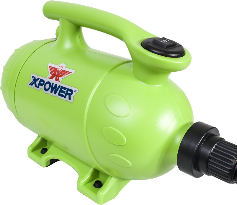 XPOWER B-2 Pro-At-Home Pet Dryer and Vacuum (Green)