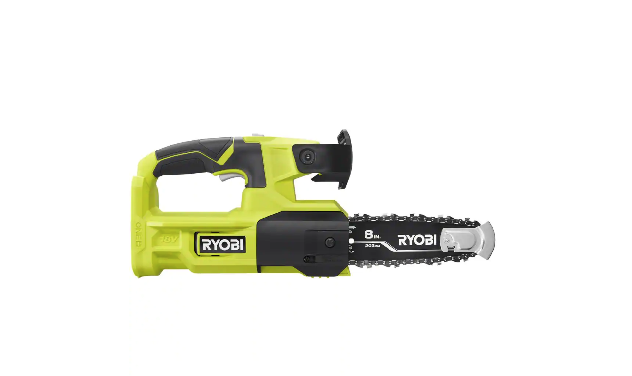 RYOBI P5452BTL ONE+ 18V 8 in. Cordless Battery Pruning Chainsaw (Tool Only)