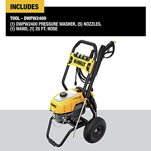 Dewalt DWPW2400 DEWALT Electric Pressure Washer 2400PSI 13Amp Electric Cold-Water