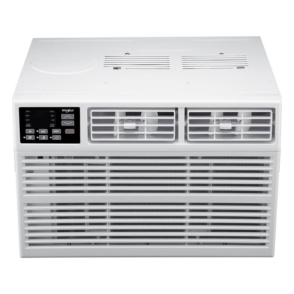 Whirlpool WHAW101CW Energy Star 10.000 BTU 115-Volt Window-Mounted Air Conditioner w/ Remote Control. AC for Rooms up to 450 sq. ft.. Timer