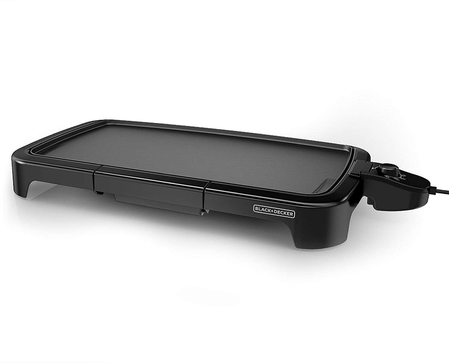 BLACK+DECKER Family-Sized Electric Griddle with Drip Tray. GD2011B