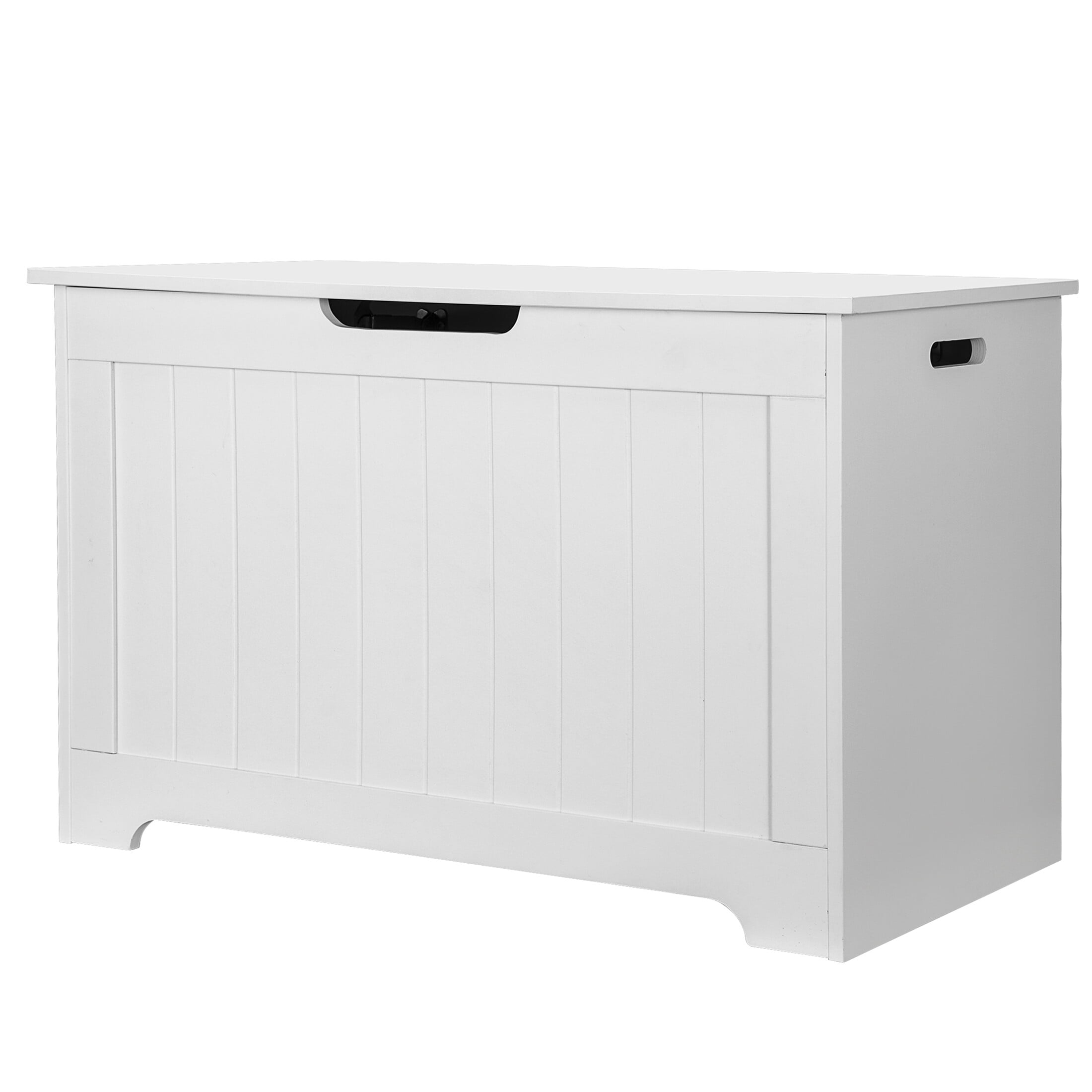HomGarden 47.9 Gallon Wood Toy Chests. White