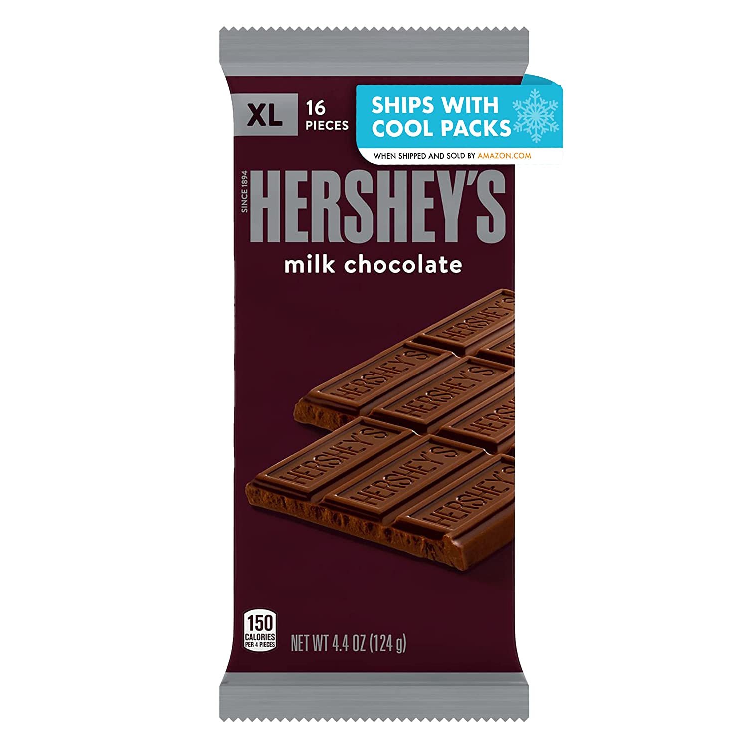 HERSHEY-S Milk Chocolate Bulk Candy. Individually Wrapped. 4.4 ounce . (Pack of 12)