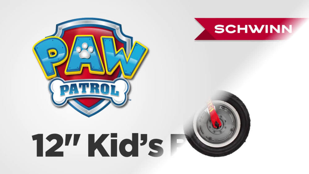 Nickelodeon Paw Patrol Marshall 12in. Kids Bike By Schwinn. Ages 2 to 4. Red