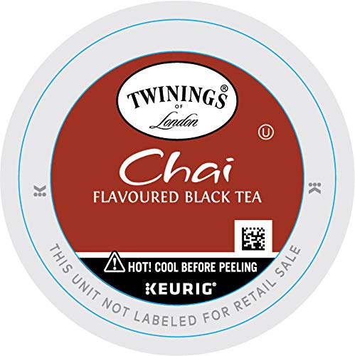 Twinings of London Chai Tea K-Cups for Keurig. 2.88oz. 24 Count. Pack of 1