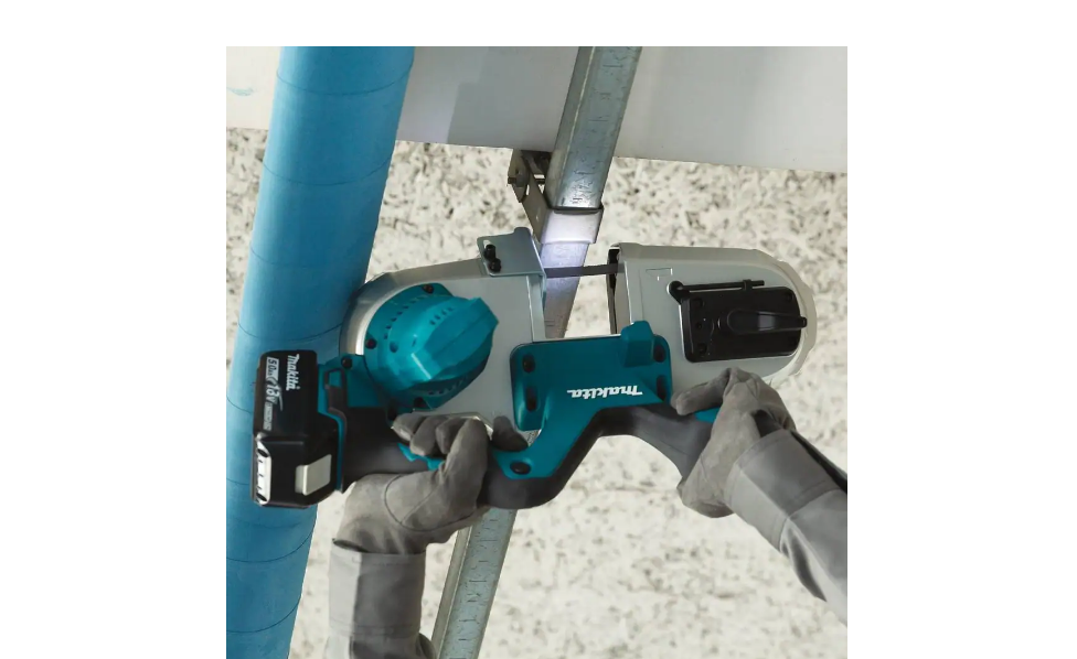 Makita XBP03T 18-Volt LXT Lithium-Ion Cordless Compact Band Saw Kit 5.0 Ah