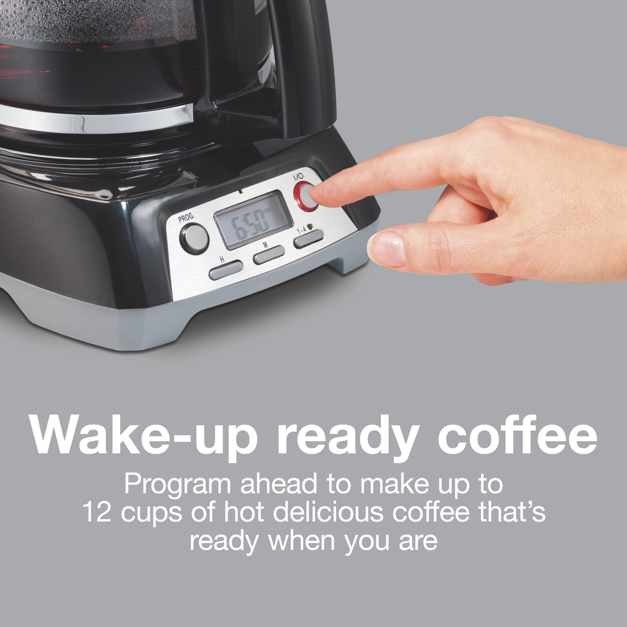 Proctor Silex 12 Cup Programmable Drip Coffee Maker. Black. 43672PS