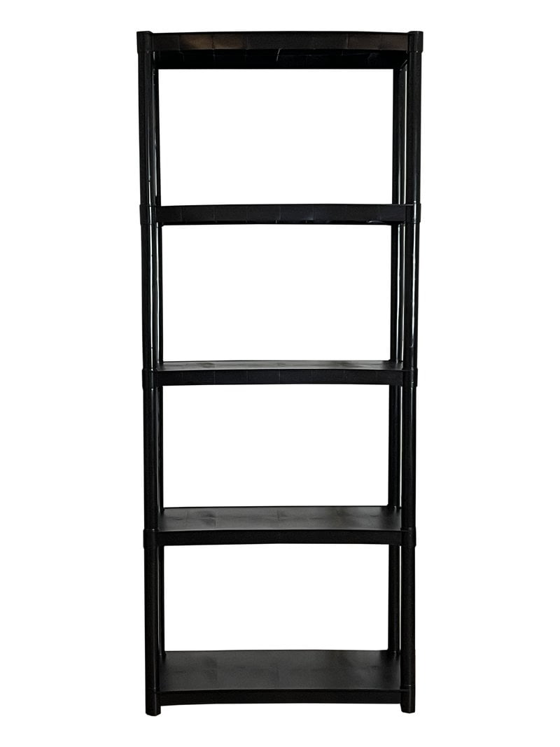 Juggernaut Storage 30″W x 14″D x 70″H 5-Shelf Garage Shelves. Black