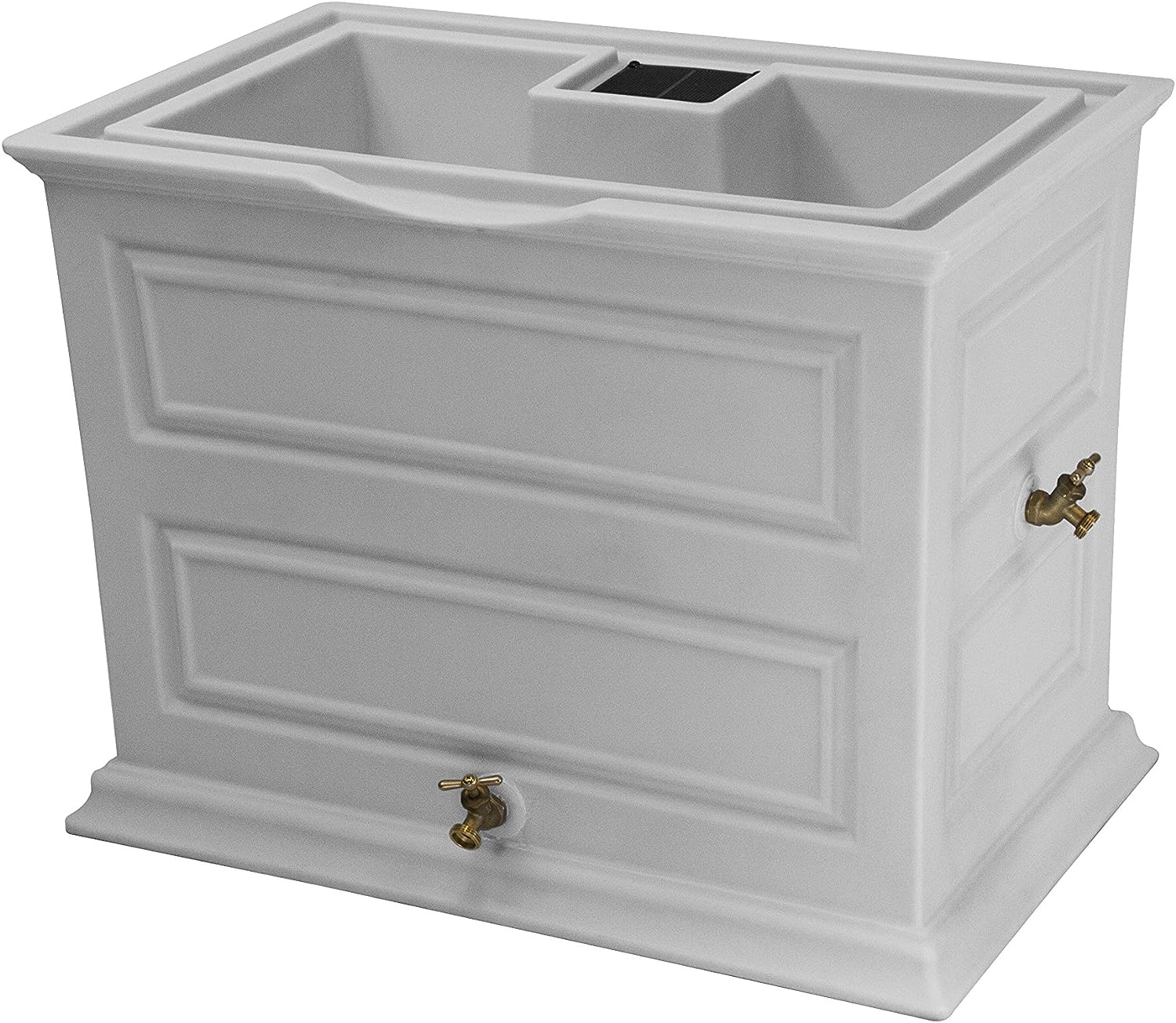 GOOD IDEAS Savannah Elevated Garden Rain Saver - Cool Gray