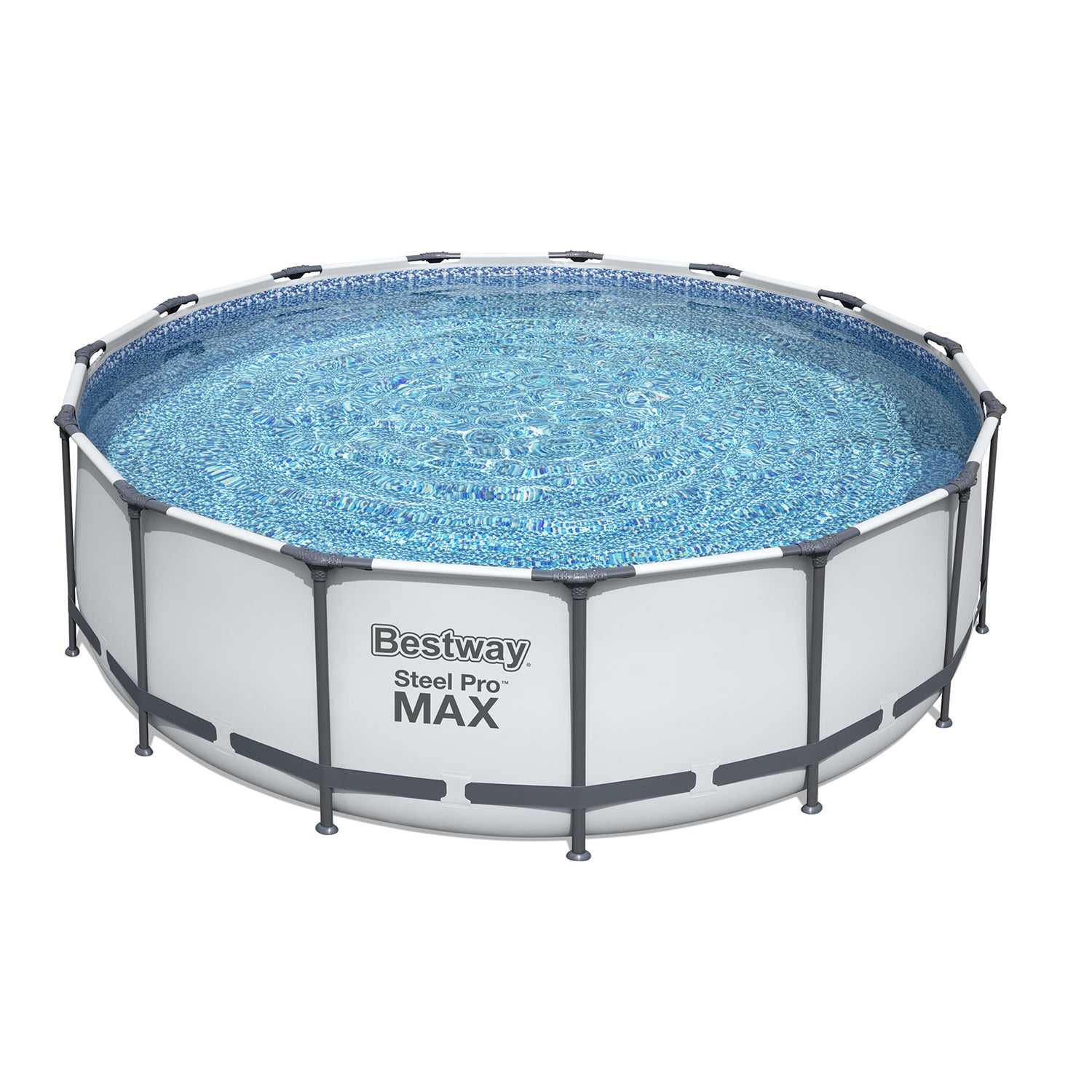 Bestway Steel Pro MAX 15′ x 48″ Round Above Ground Swimming Pool Set
