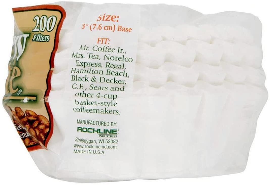 Brew Rite 4 Cup Coffee Basket Disposable Filters - 400 Ct