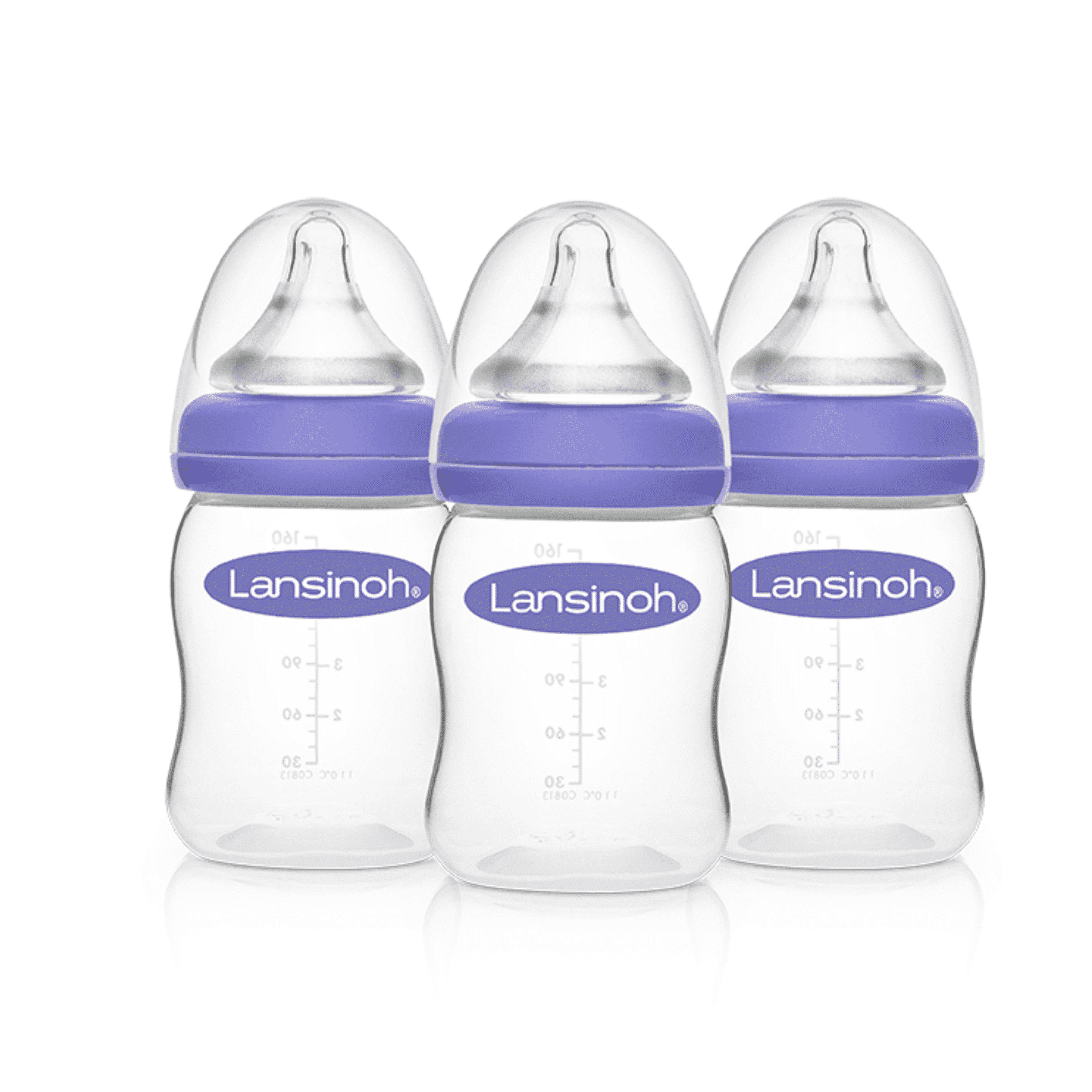 Lansinoh Baby Bottles for Breastfeeding Babies. 5 oz. 3 Ct