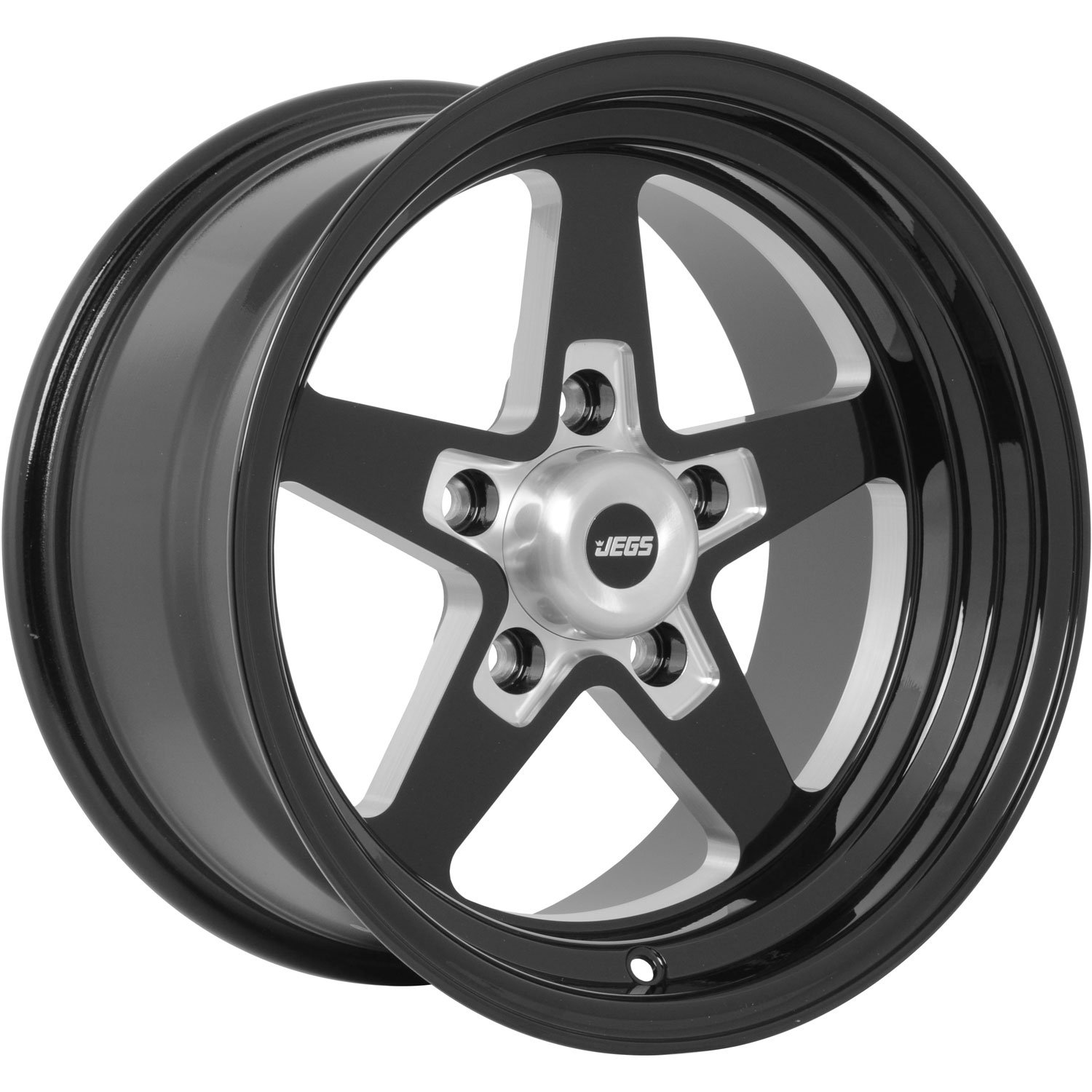 JEGS 681272 SSR Star Wheel Size: 15 x 8 Bolt Pattern: 5 x 4.75 Back Spacing: 4.5