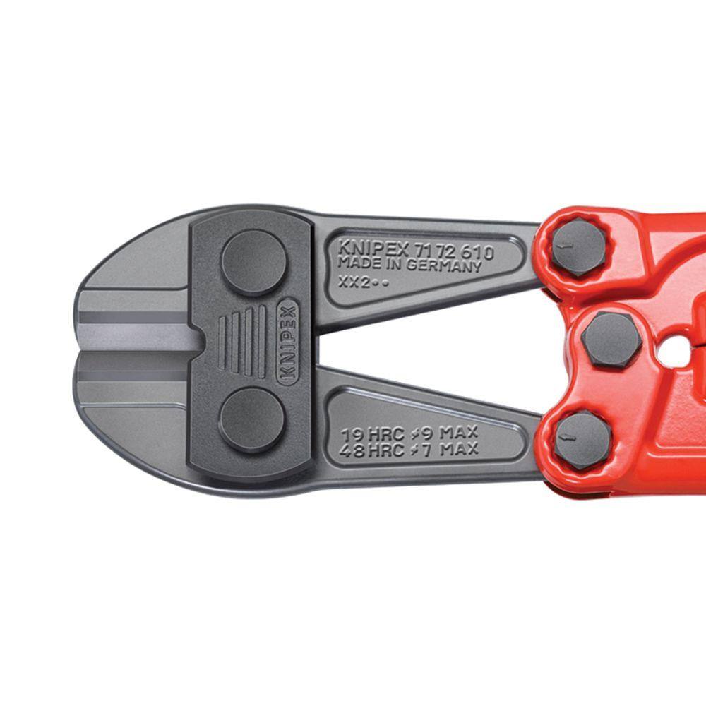 KNIPEX 71 72 760 30 in. Large Bolt Cutters with Multi-Component Comfort Grip. 48 HRC Forged Steel