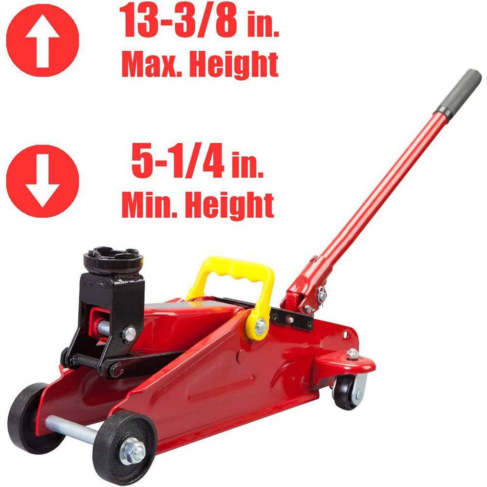 Big Red T82040 2-Ton Trolley Floor Jack with 2-Ton Jack Stands and Shop Creeper