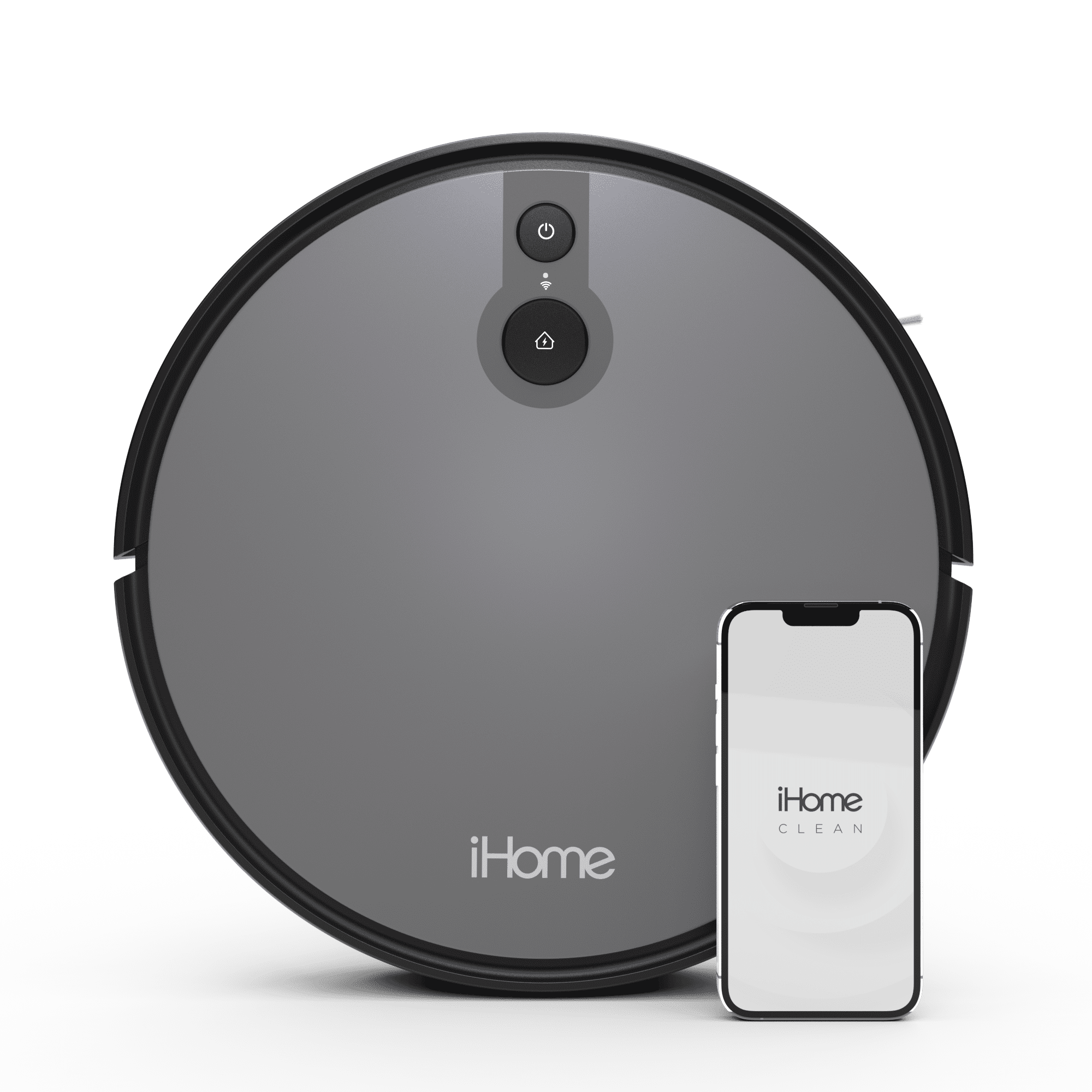 iHome AutoVac Juno Robot Vacuum with Mapping Technology. 2000pa Strong Suction Power. 100 Minute Runtime. App Connectivity