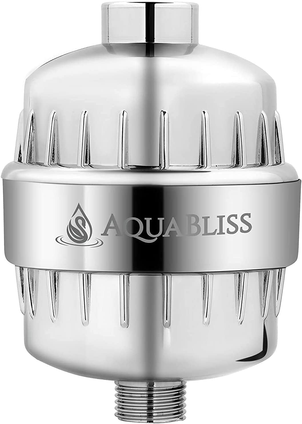 AquaBliss High Output Revitalizing Shower Filter - Reduces Dry Itchy Skin. Dandruff. Eczema. and Dramatically Improves The Condition of Your Skin. Hair and Nails - Chrome (SF100)