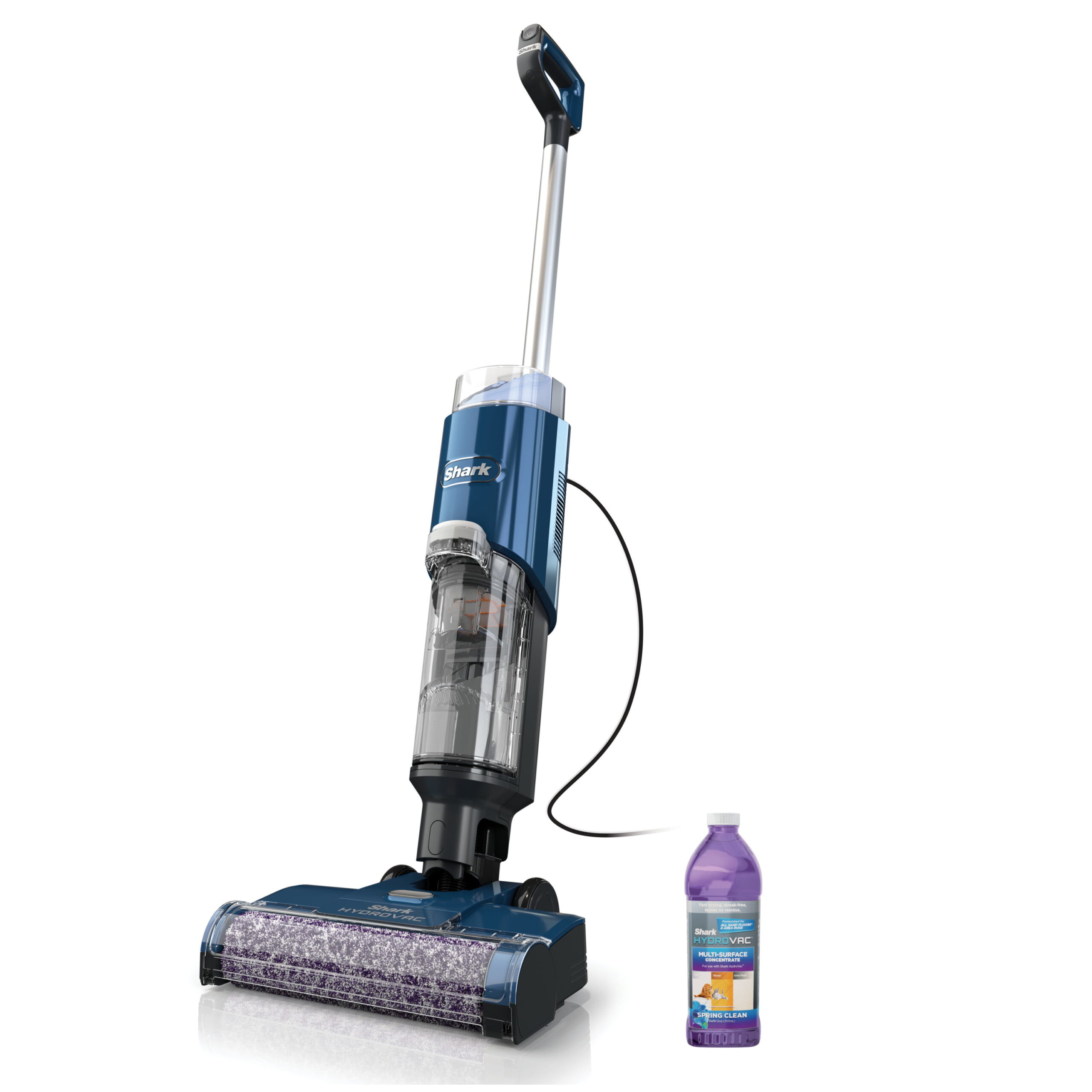 Shark HydroVac 3-in-1 Vacuum. Mop & Self-Cleaning Corded System. With Antimicrobial Brushroll* & Multi-Surface Cleaning Solution. Perfect For Hardwood. Tile. Marble. Laminate & Area Rugs. WD100BL