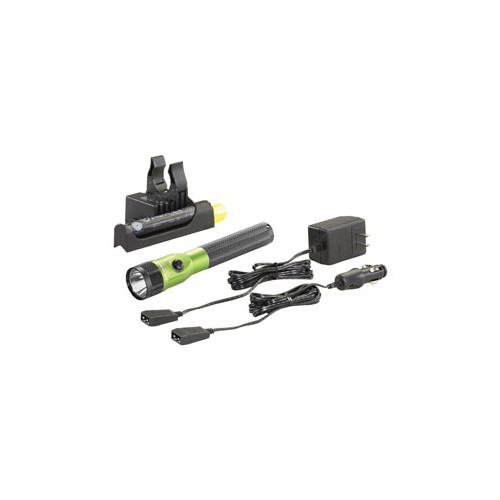 Streamlight 75636 Stinger LED Rechargeable Flashlight with PiggyBack Charger (Lime Green)