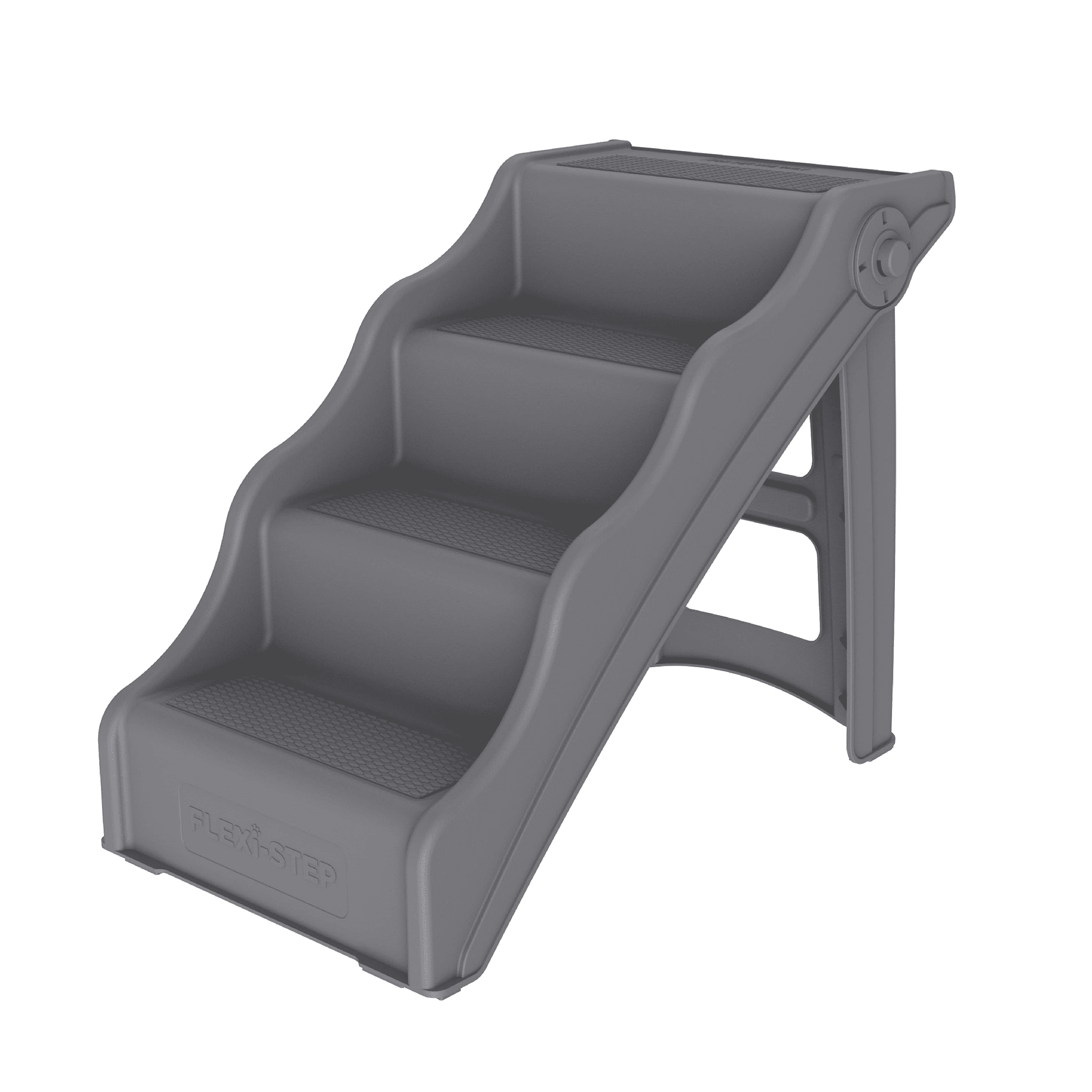 Tail Waggers Flexi-Step. Foldable Pet Steps with 4-Step Design and Non-Slip Treads