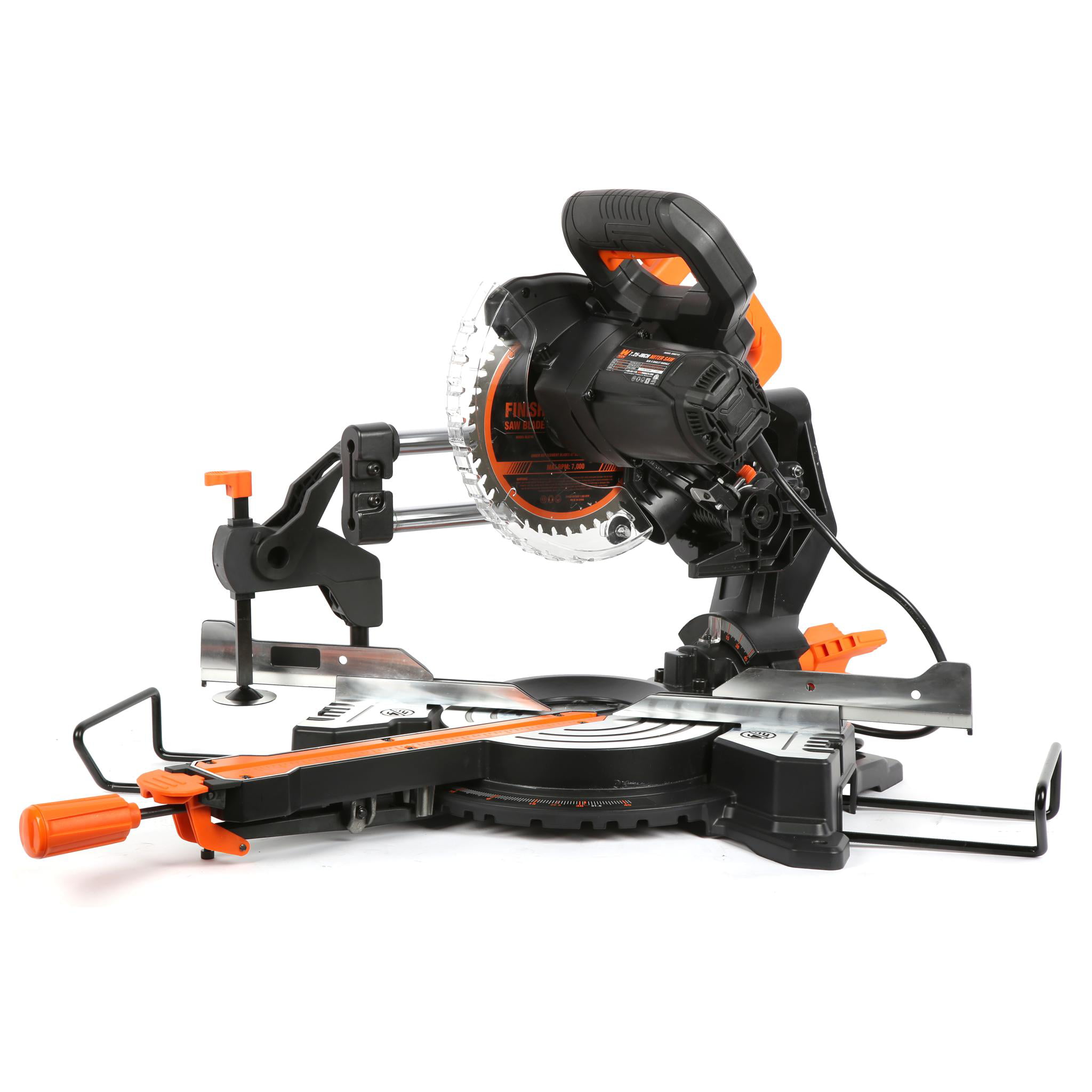 WEN 9.5-Amp 7.25-Inch Single Bevel Compact Sliding Compound Miter Saw with LED Cutline Guide