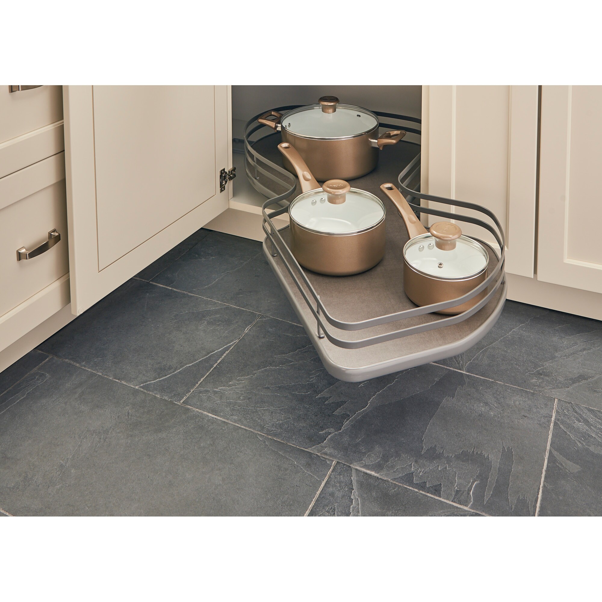 Rev-A-Shelf 33-in W x 6.5-in H 1-Tier Cabinet-mount Metal Sliding Shelf Kit