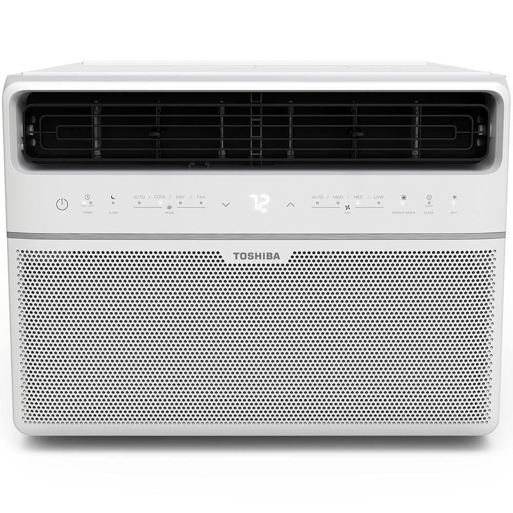 Toshiba RAC-WK1212ESCWR 12.000 BTU 115-Volt Smart Wi-Fi Touch Control Window Air Conditioner with Remote and ENERGY STAR in White