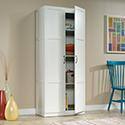 HomeVisions Soft White Storage Cabinet