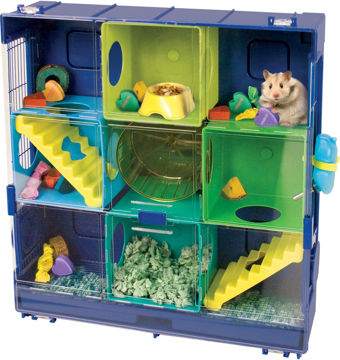 Ware Critter Universe 3 Wall Hamster Cage. Multi-Color