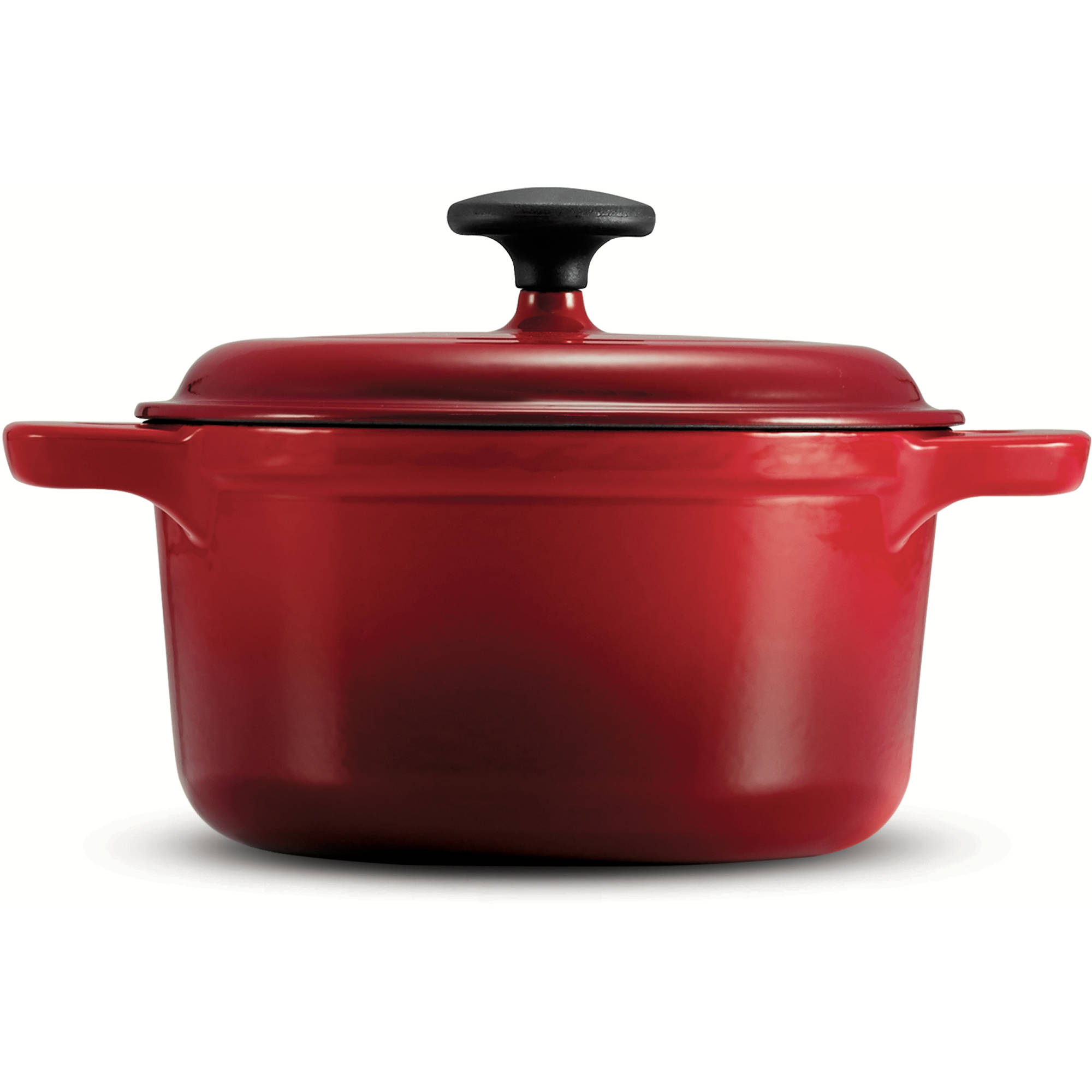 Tramontina 3.5-Quart Emeled Cast-Iron Round Dutch Oven