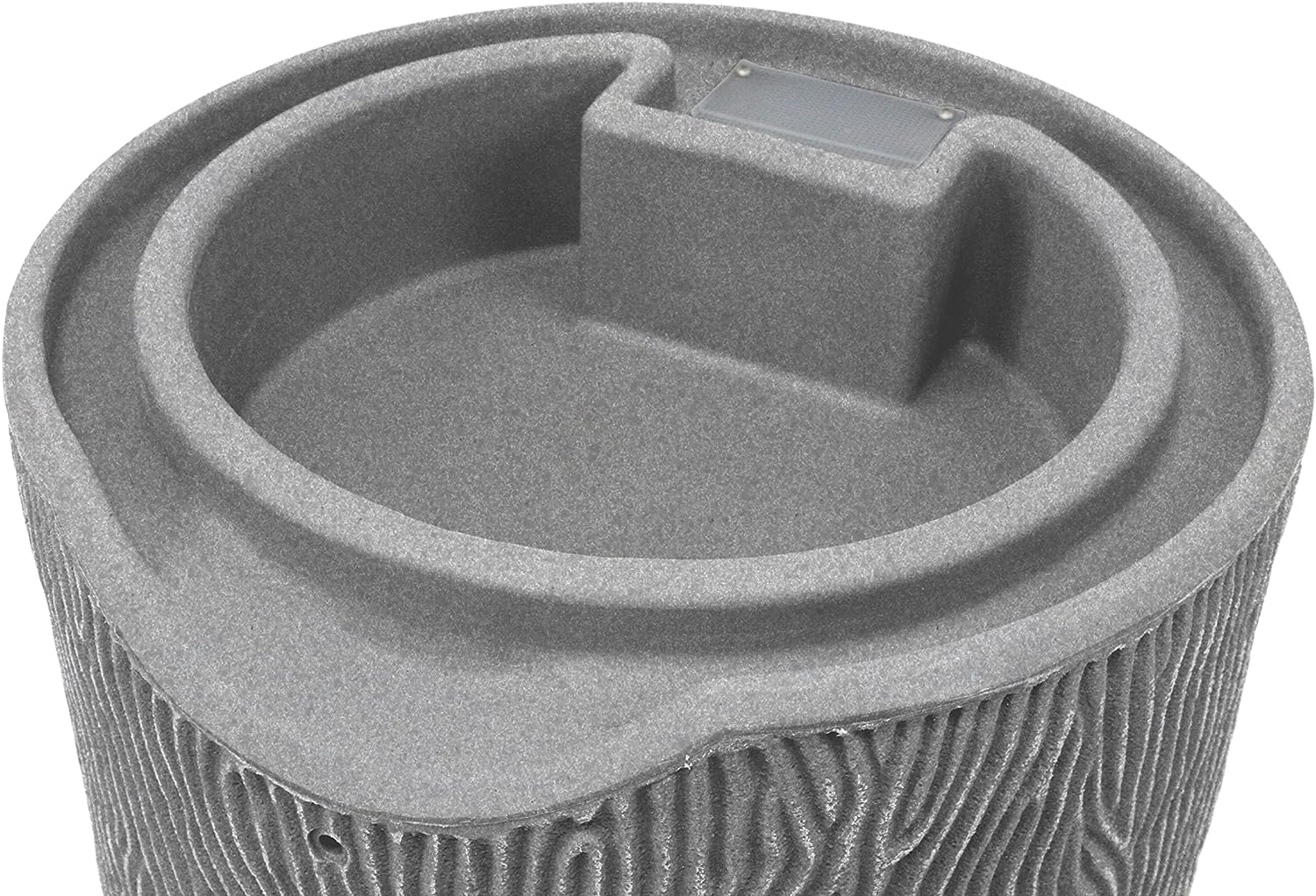 GOOD IDEAS Impressions Bark 50 Gallon Rain Saver - Dark Granite