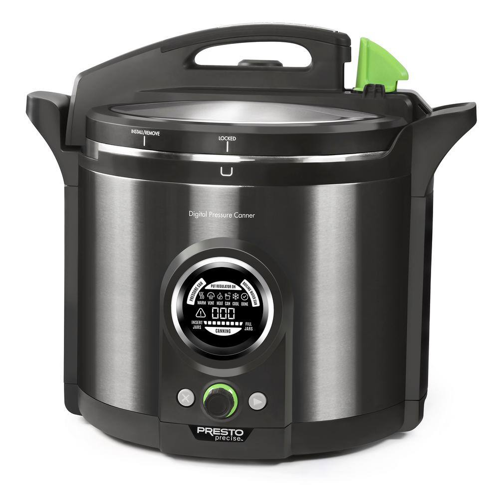 Presto  Precise 1485-Watt 12 qt. Black Digital Electric Pressure Canner