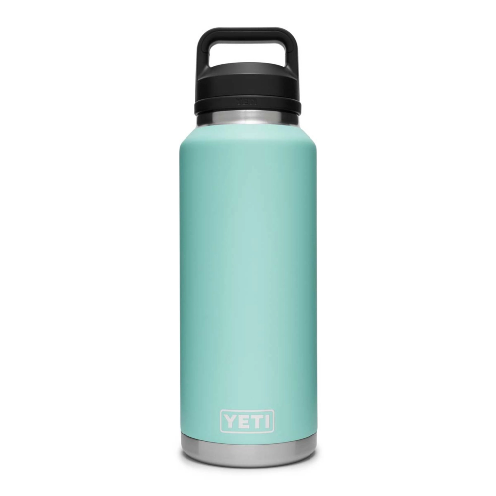 YETI Rambler 46 oz Bottle. Vacuum Insulated. Stainless Steel with Chug Cap. Seafoam