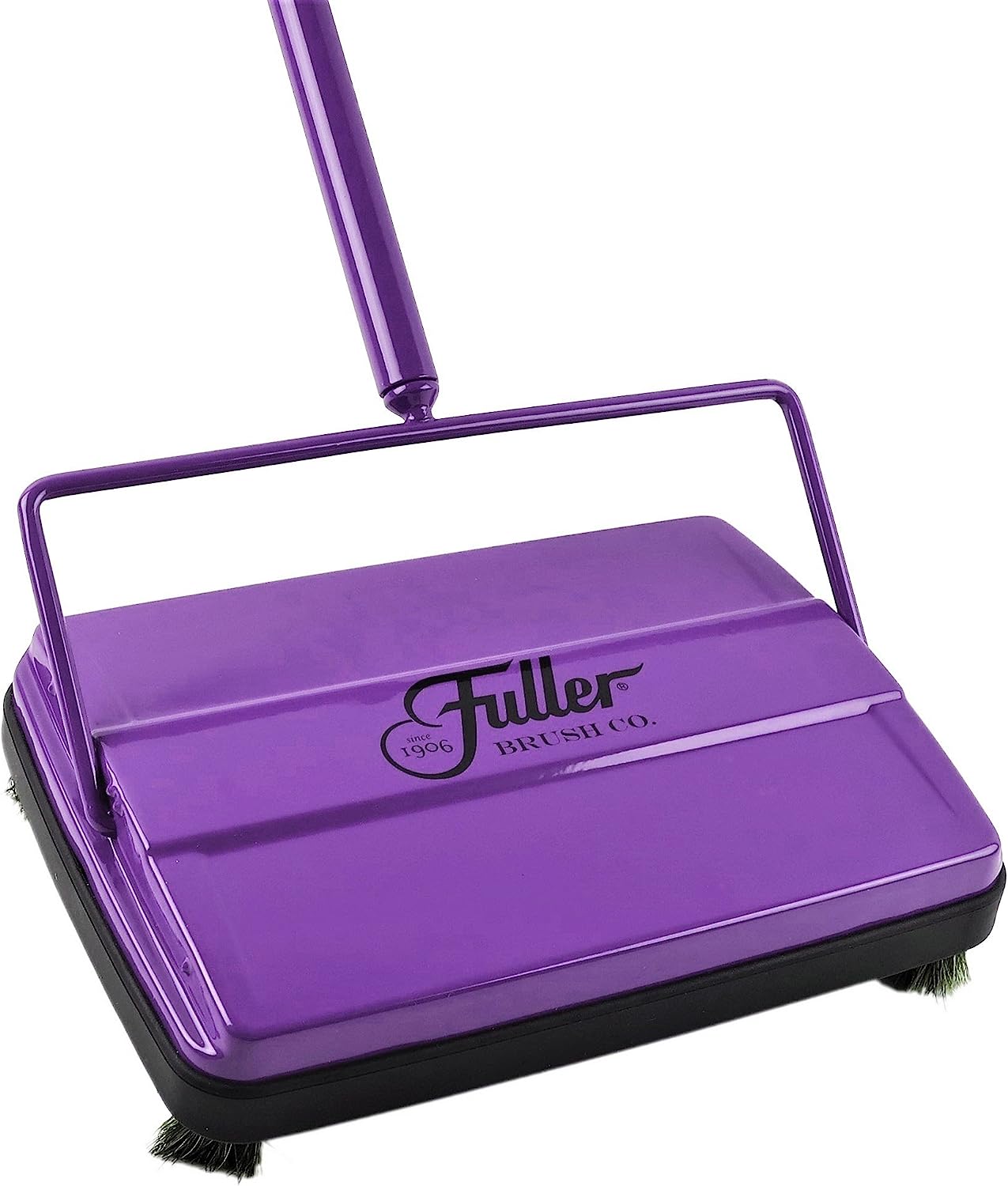 Fuller Brush 17032 Electrostatic Carpet & Floor Sweeper - 9″ Cleaning Path - Lightweight - Ideal for Crumby Messes - Works On Carpets & Hard Floor Surfaces - Purple