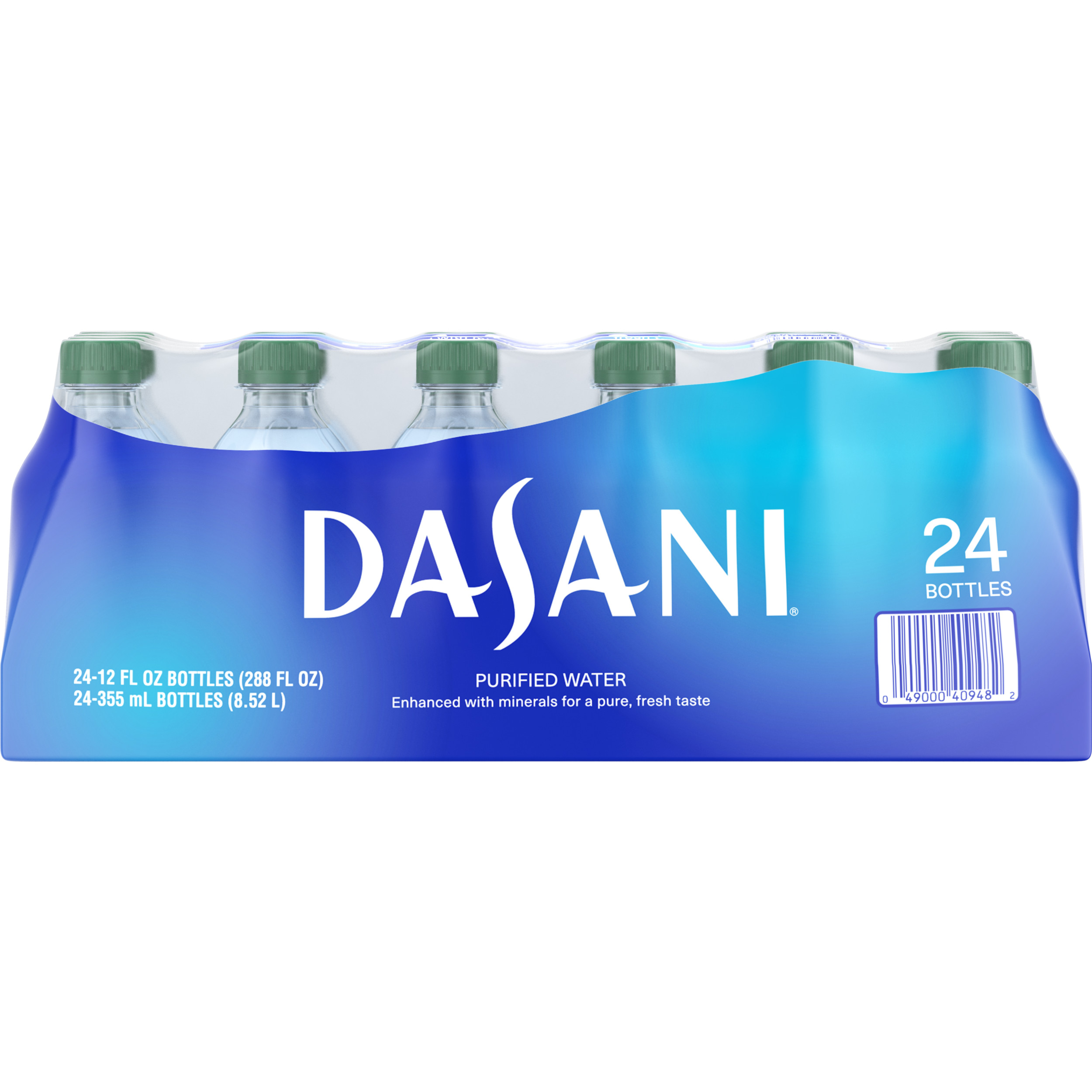 DASANI Purified Enhanced Mineral Water. 12 fl oz. 24 Count Bottles