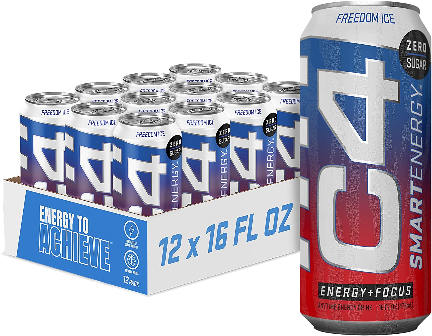 Cellucor C4 Smart Energy Freedom Ice 16oz 12pack