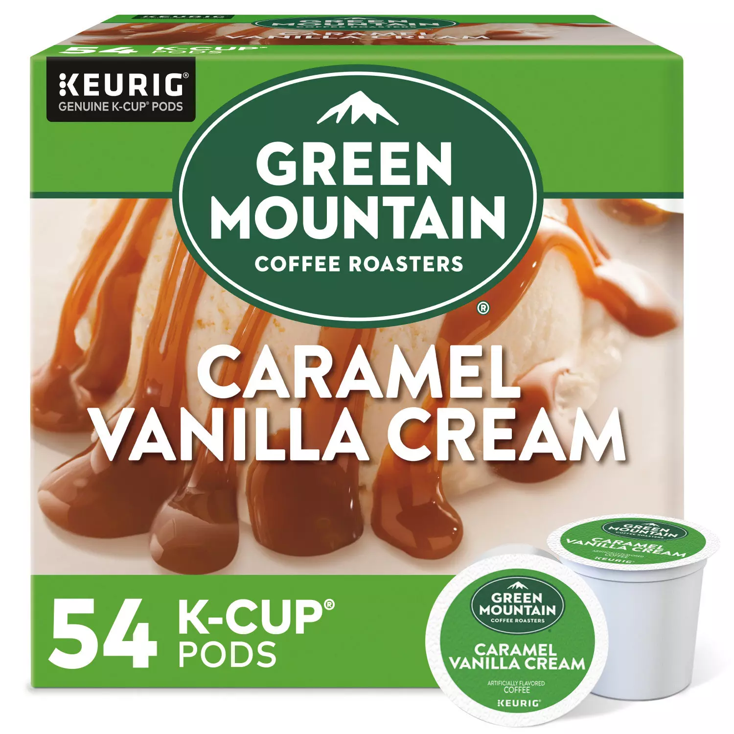 Green Mountain Coffee Single Serve K-Cups. Caramel Vanilla Cream (54 ct.)