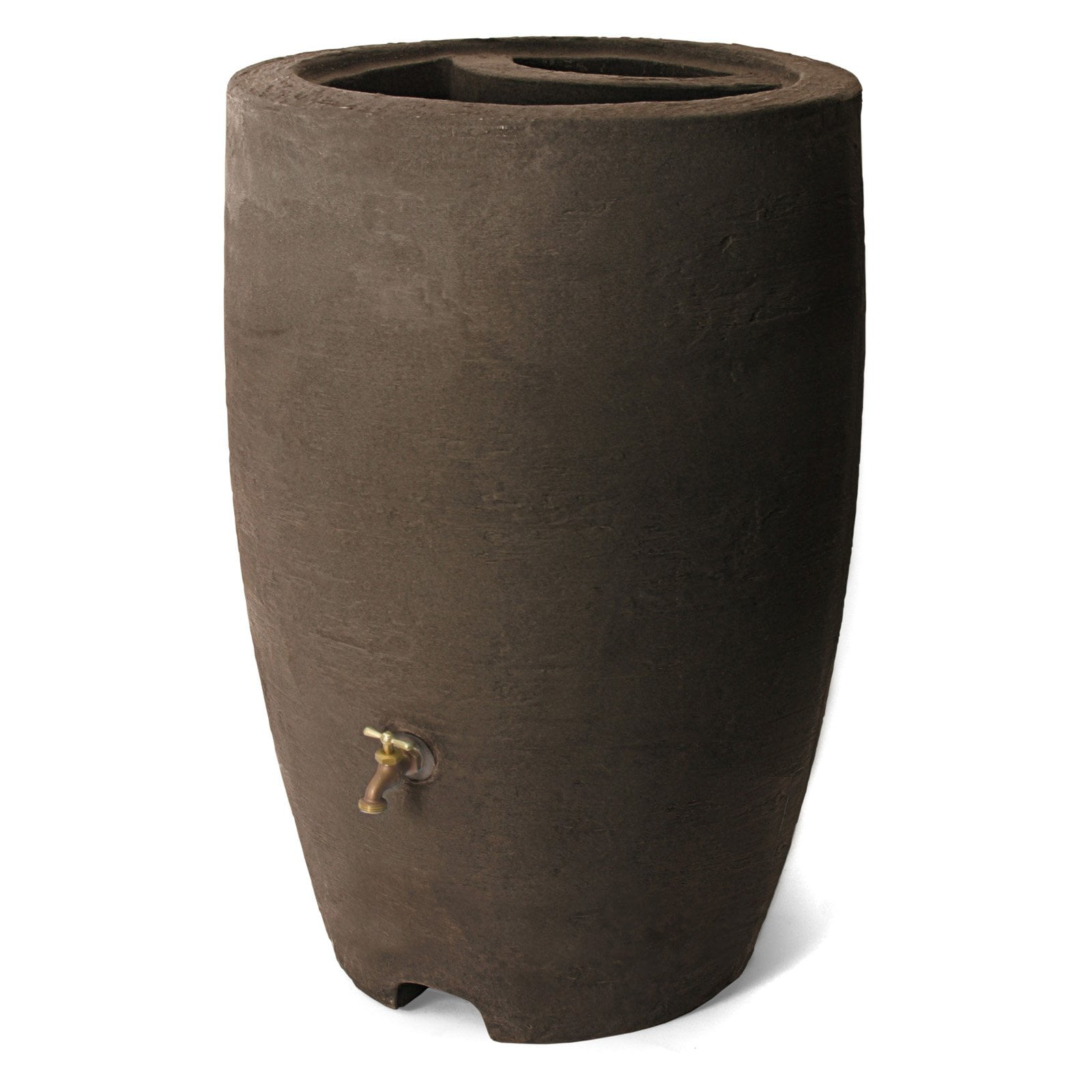 Algreen Athena Rain Barrel. Brownstone